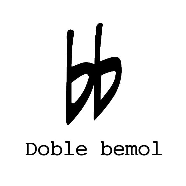 doble bemol